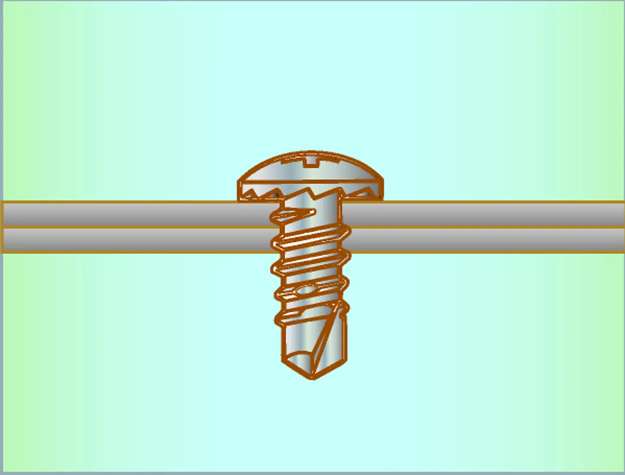 Borskrue ph 3,5x9,5 fzb a-10000 null - null - 3 - Miniatyr