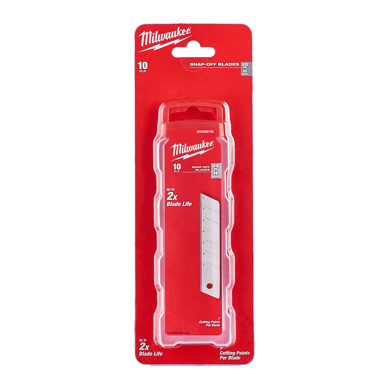 Knivblad brekk-av 25mm 10p milwaukee