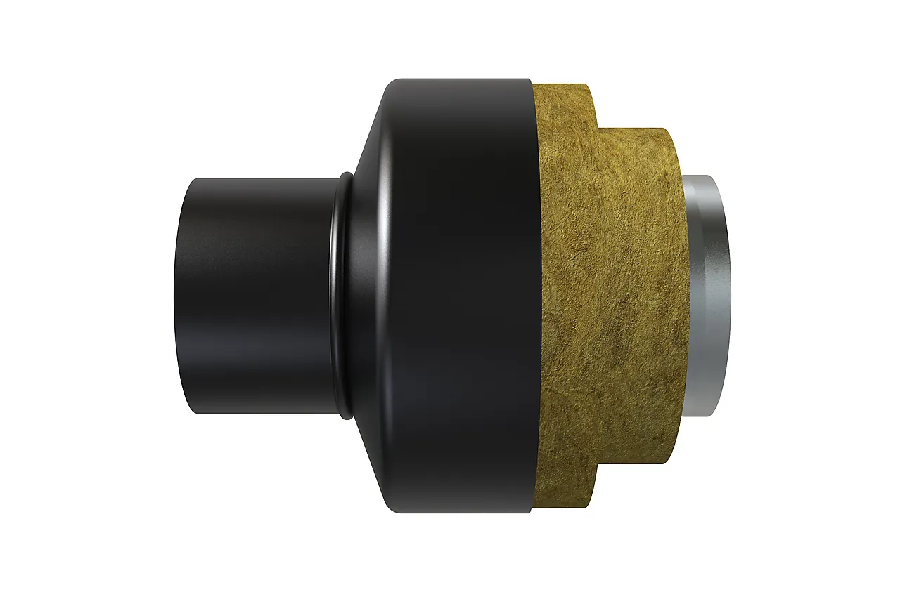 Startkobling bak ø150 helis svart