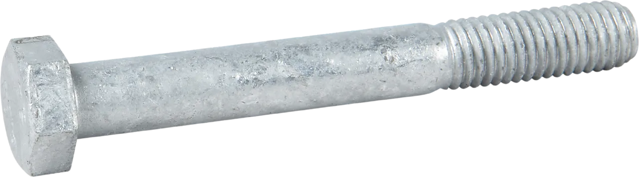 Sekskantskrue dg m10x80 fzv -25 delgjenget varmforsinket stål null - null - 2 - Miniatyr