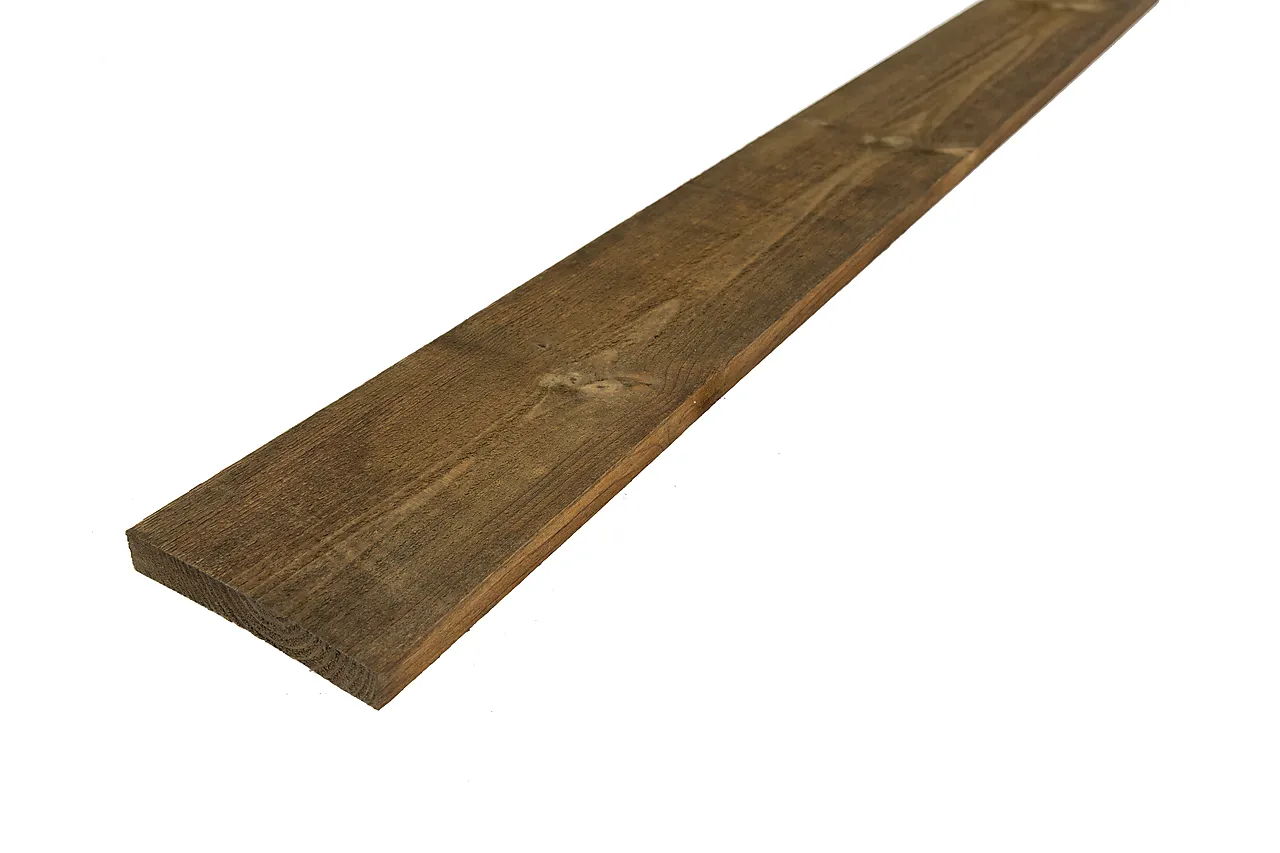 Kledning rektangulær furu 19x123 mm brun null - null - 2 - Miniatyr