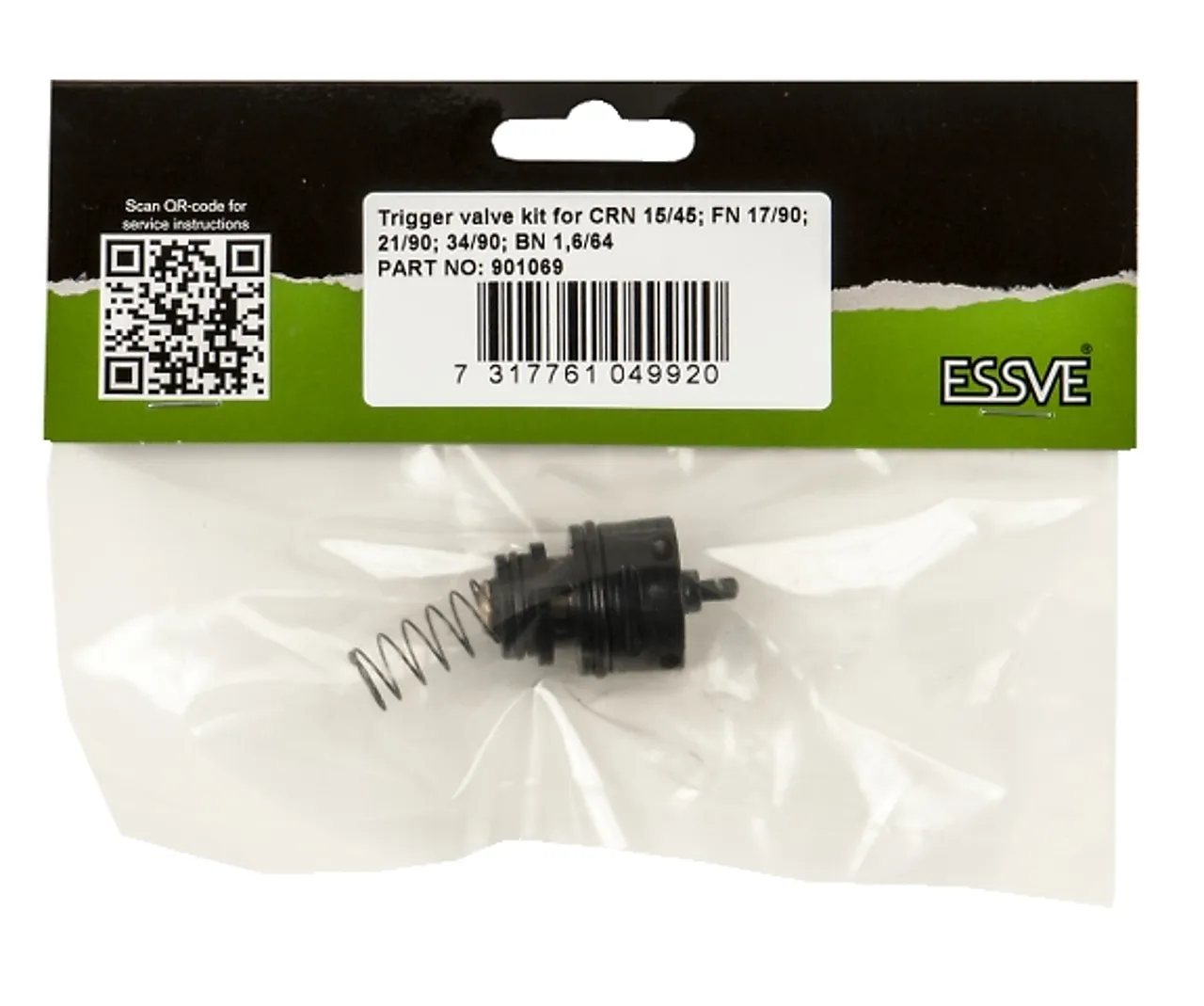 Avtrekksventil sett luftverktøy Avtrekksventil sett luftverktøy