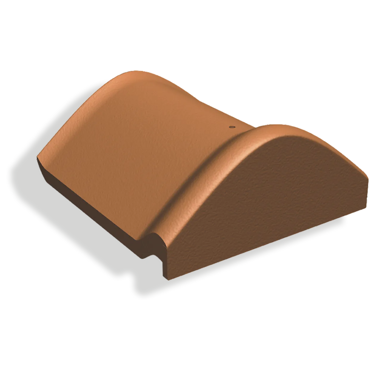 Mønebegynnelse m/fals teglrød benderit rett ende Mønebegynnelse m/fals teglrød benderit rett ende