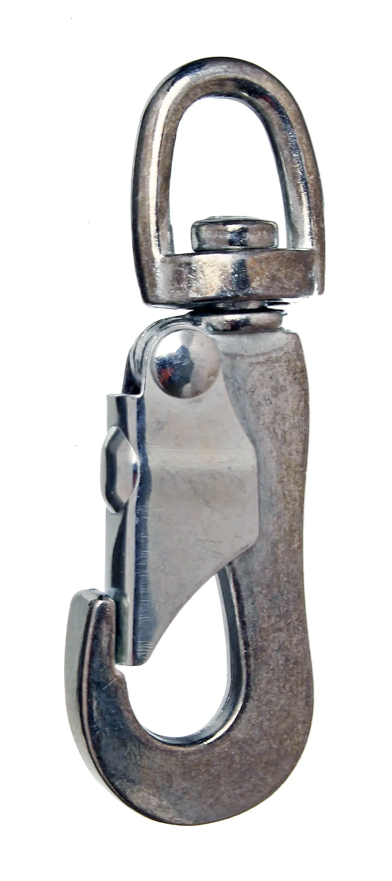 Karabinkrok 38 mm blå pakke a 2 stk Karabinkrok 38 mm blå pakke a 2 stk