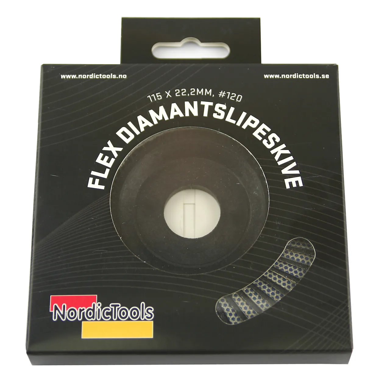 Diamantslipeskive 115x22,2 k120 nordic tools
