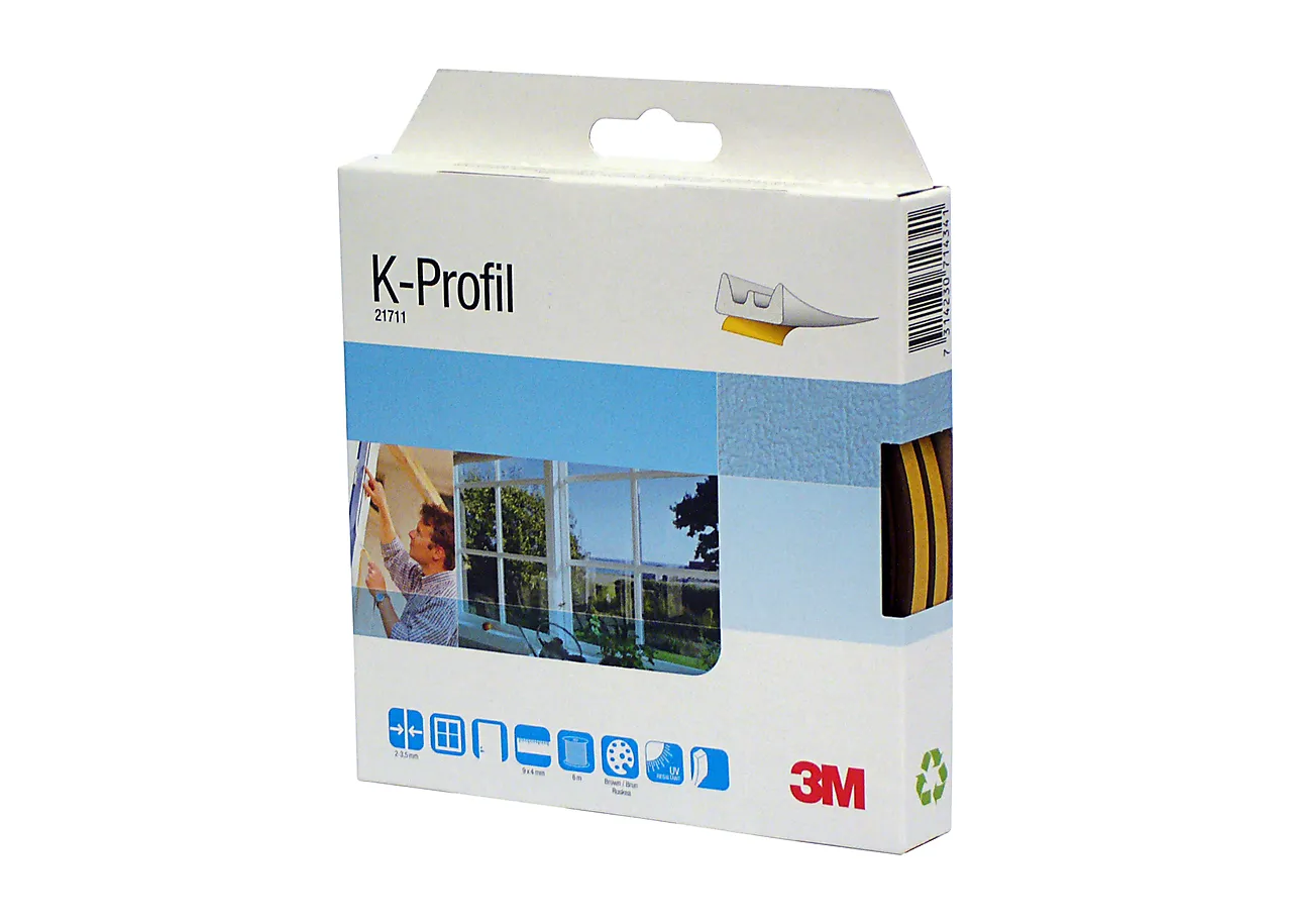 K-list 21711 6m brun 4 x 9 mm x 6,0m epdm-gummi K-list 21711 6m brun 4 x 9 mm x 6,0m epdm-gummi