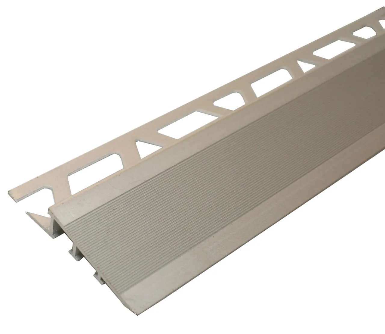 Nivåprofil ramptec 10mm anod alu gulv 2,7m profilitec Nivåprofil ramptec 10mm anod alu gulv 2,7m profilitec