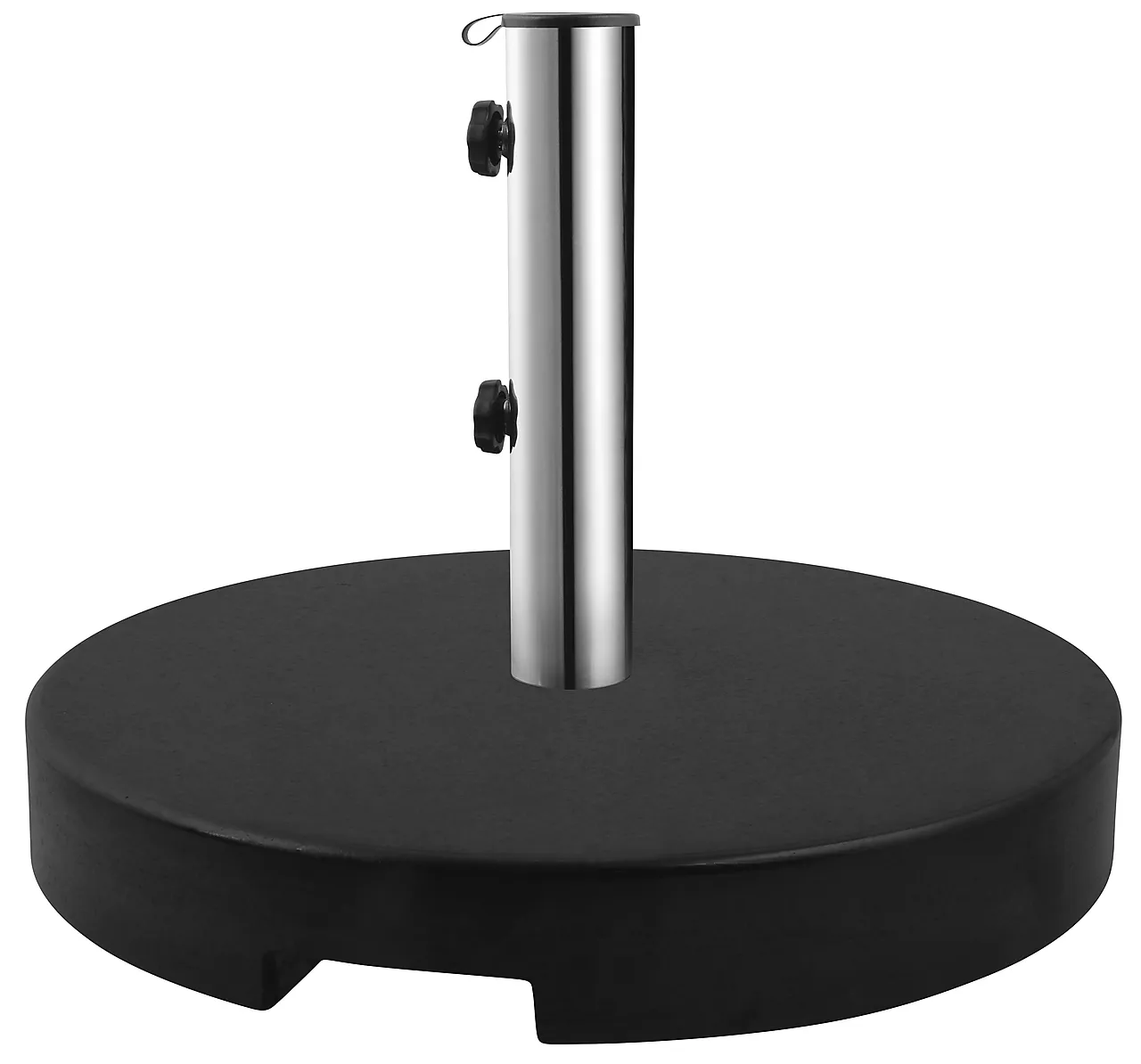 Parasollfot granitt sort