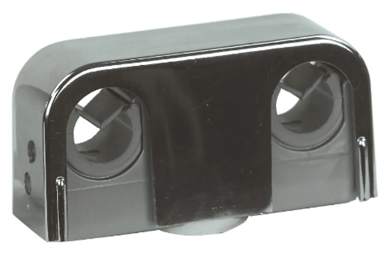 Rørklemme 10-16 Dobbel Snapp Krom 14035 40Cc