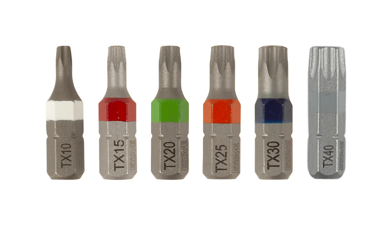 Bits tx25 25mm koniske a-10, orange fargemarkering null - null - 2 - Miniatyr