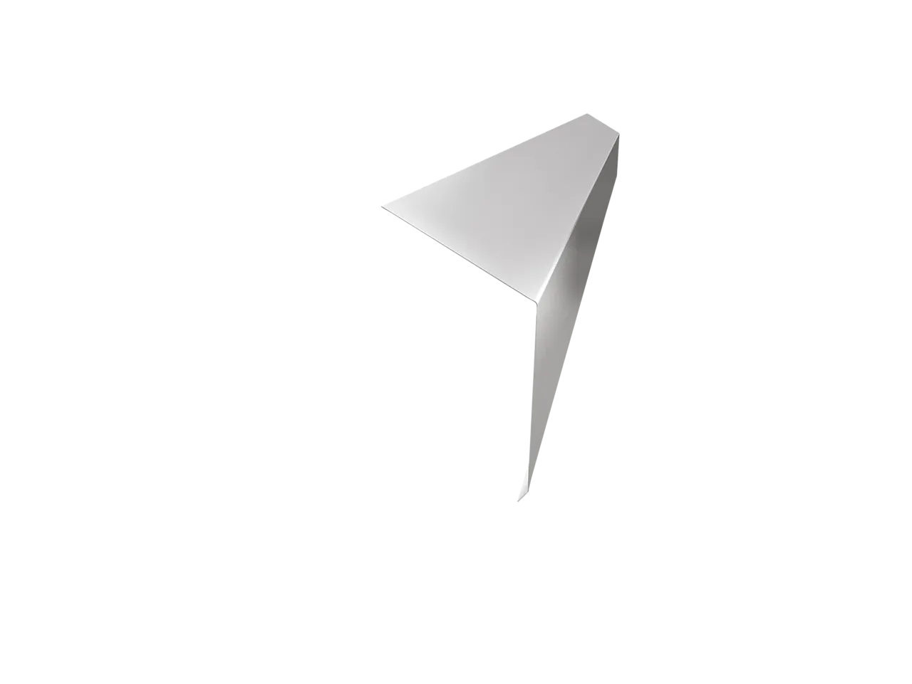 Takfotbeslag silver 120 mm 2 m