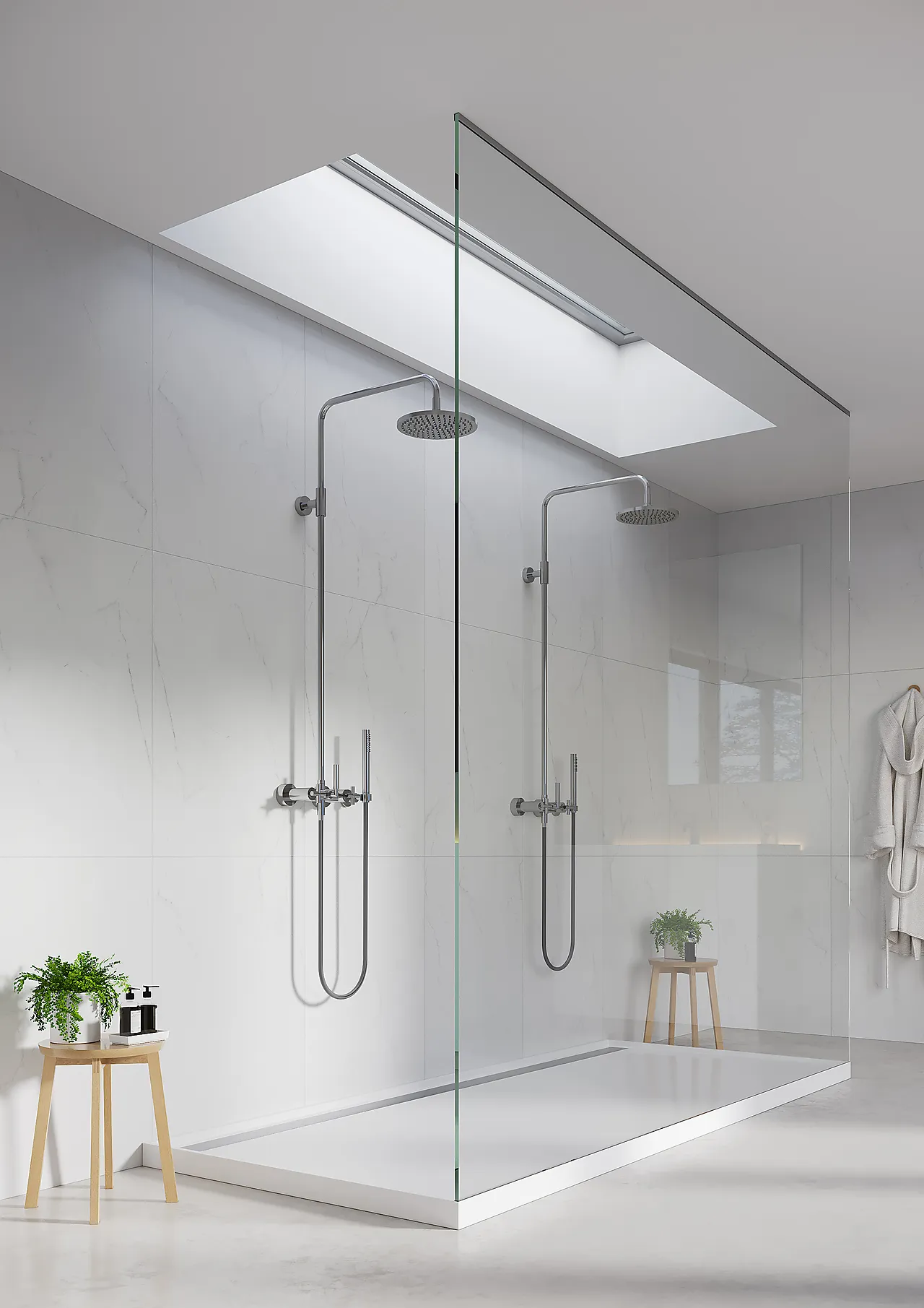 Baderomsp 2487m6080 bianco marble 60x80cm 10x620x2400 null - null - 3 - Miniatyr