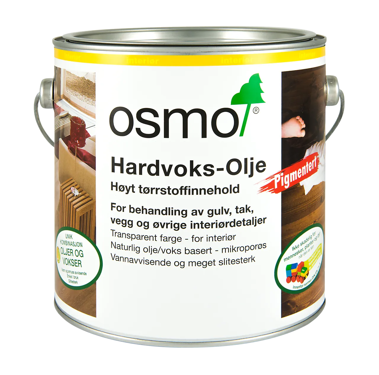 Hardvoksolje pigmentert 2,5 liter thvit Hardvoksolje pigmentert 2,5 liter thvit