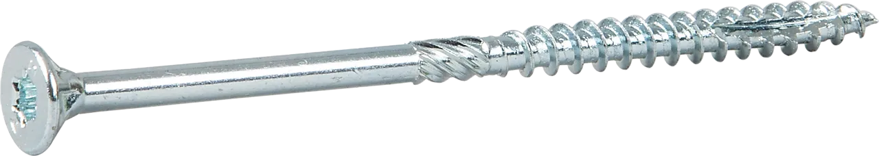 Treskrue Essdrive senkhode blankforsinket 6x130 mm 100 stk Treskrue Essdrive senkhode blankforsinket 6x130 mm 100 stk