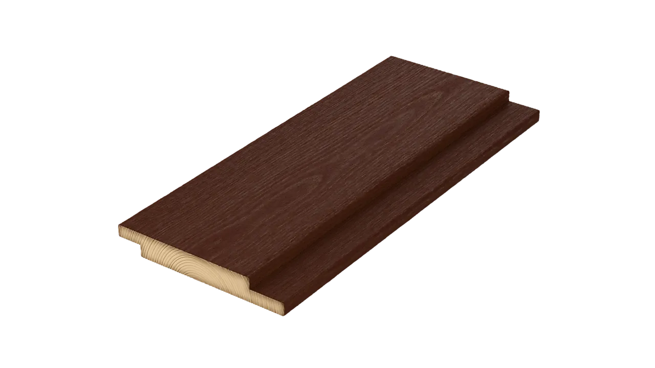 Marnar Bruk Royal furu 19x148 tjærebrun DF rett skygge