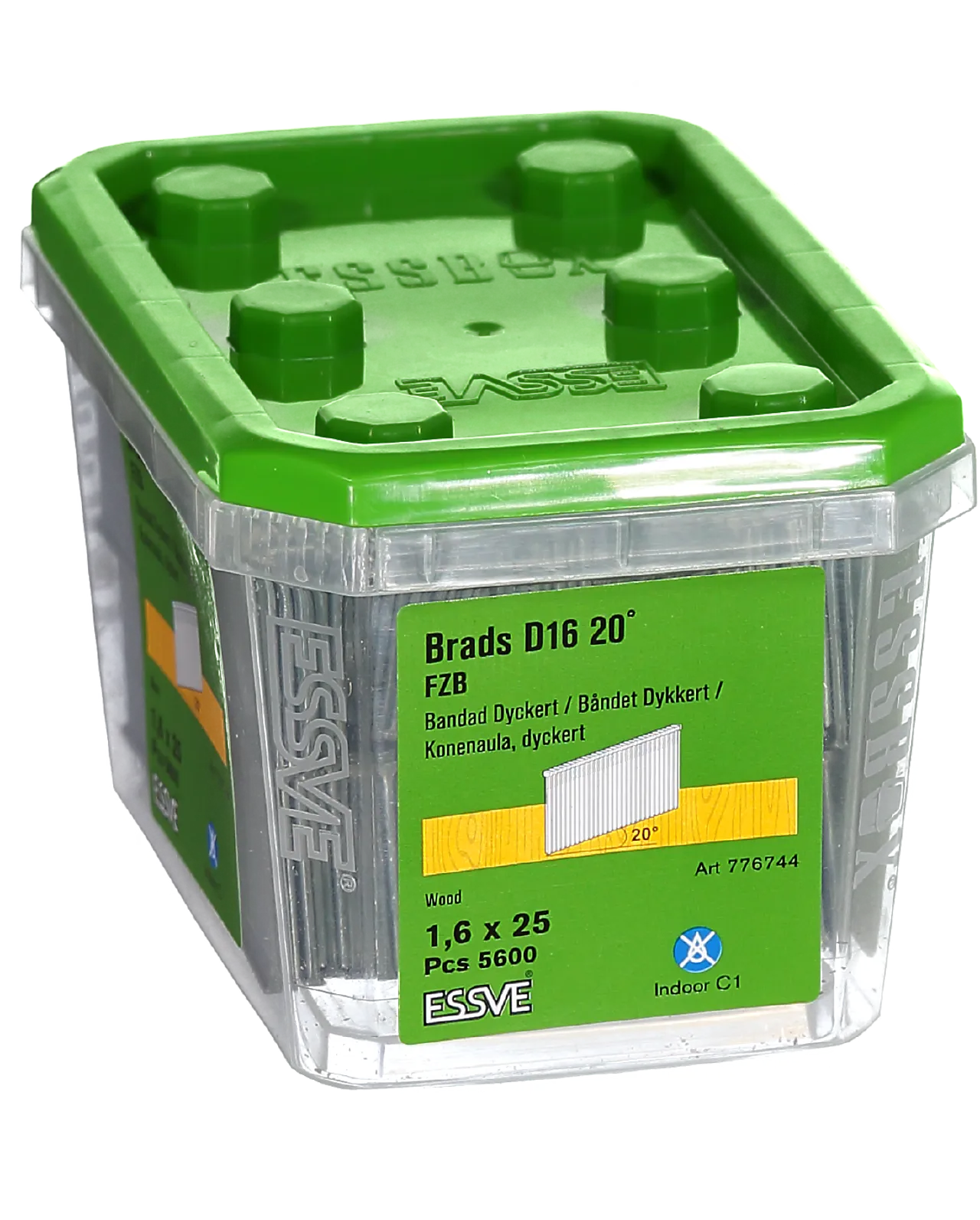 Dykkert spiker 20° 1,6 x 25 mm 5600 stk null - null - 2 - Miniatyr