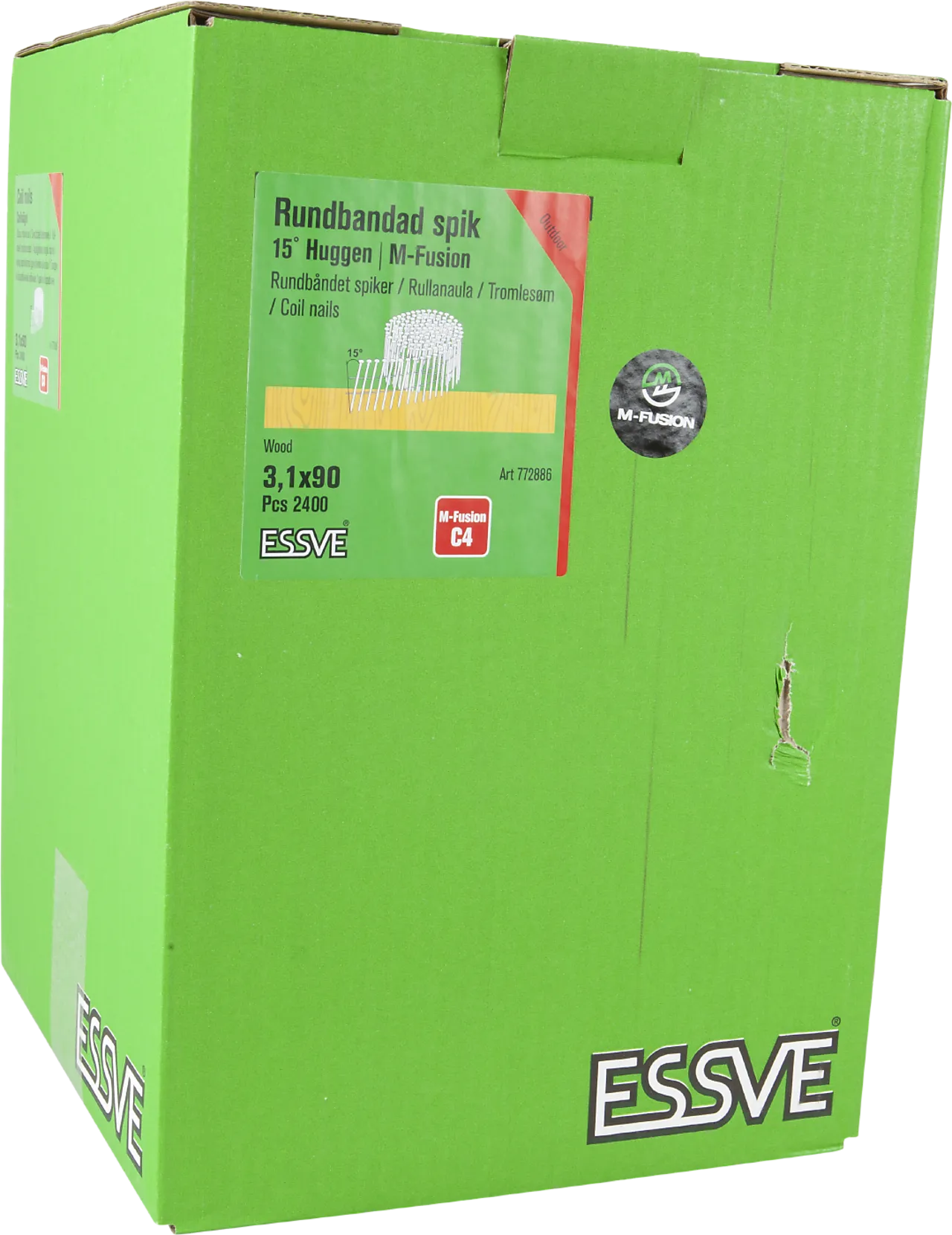 Spiker coil 15gr 3,1x90 a-2400huggen trådbåndet m-fusion null - null - 3 - Miniatyr