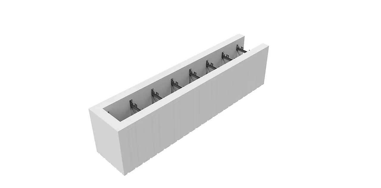 Thermomur 250x toppblokk tett b250xh300xl1200