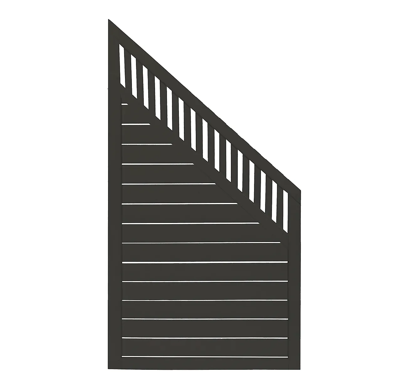 Levegg kongsvik 90x180/90 sort