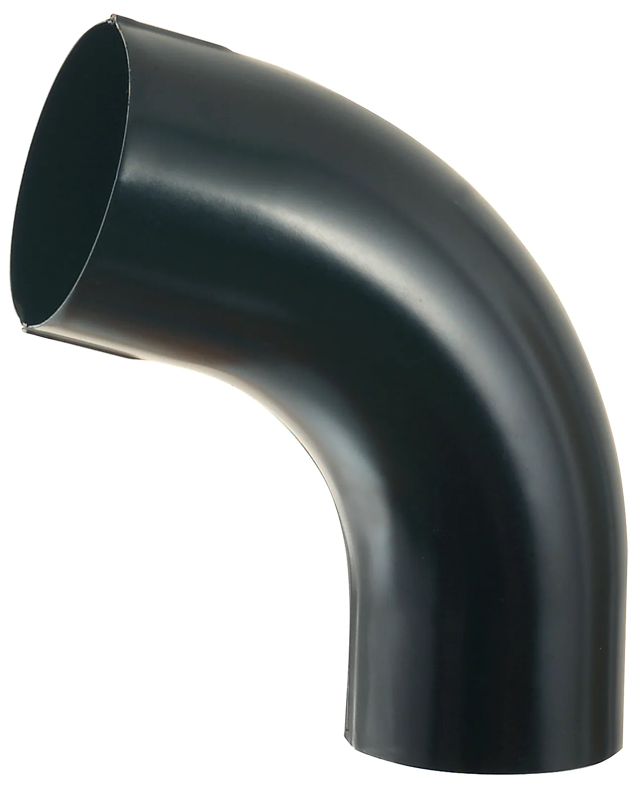 Bend 19 70° 75 mm stål sort