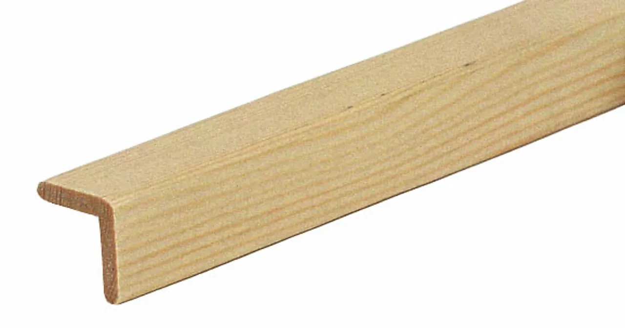 Vinkellist furu 21x021x2400 mm ubehandlet Vinkellist furu 21x021x2400 mm ubehandlet