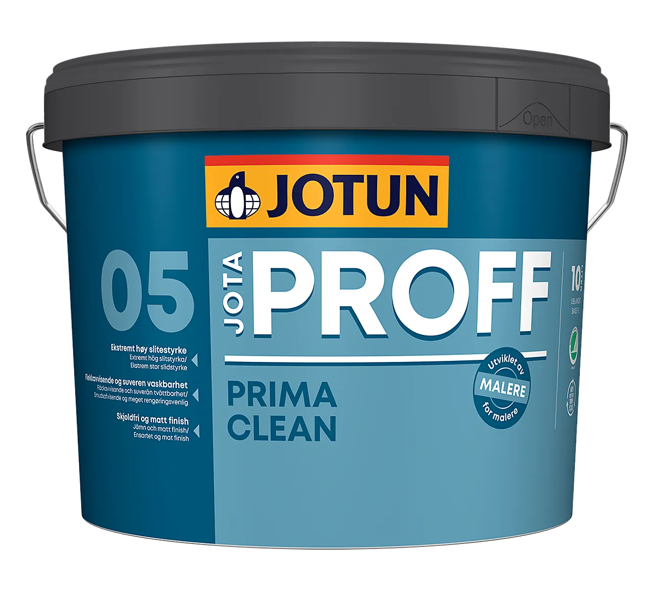 Jotun Prima Clean 05 hvit 9 liter Jotun Prima Clean 05 hvit 9 liter