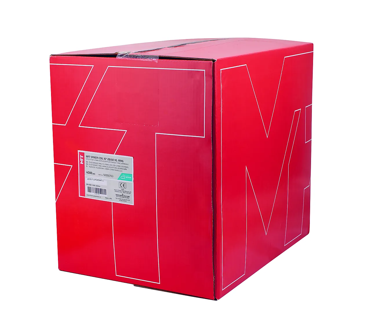 Spiker MFT ringet 16° 28/68 4000 stk null - null - 2 - Miniatyr