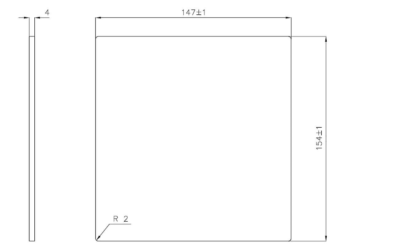 GLASS KERAMISK F602/118 4X147X154
