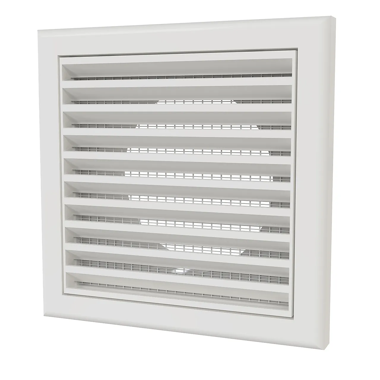 Rist PS 100 4-kant m/ stuss Ø100 Plast 140X140