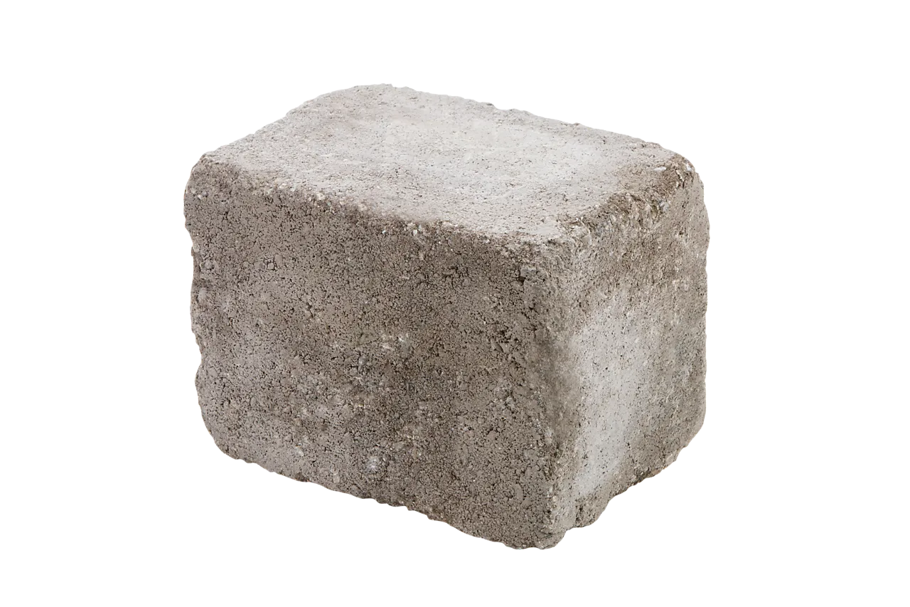 Kantstein Rådhus 1/2 mur brunmix null - null - 2 - Miniatyr