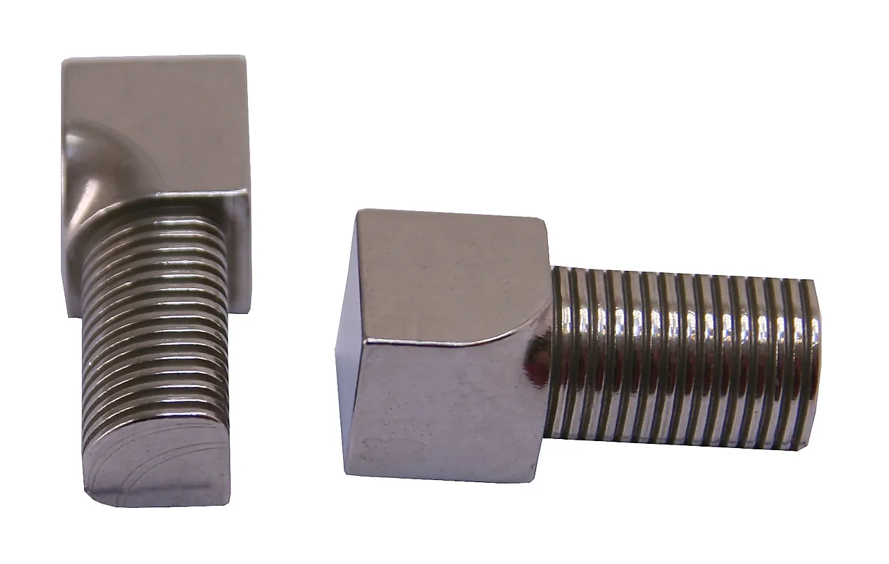 Hjørne innvendig polert stål 8mm pakning a 2 stk