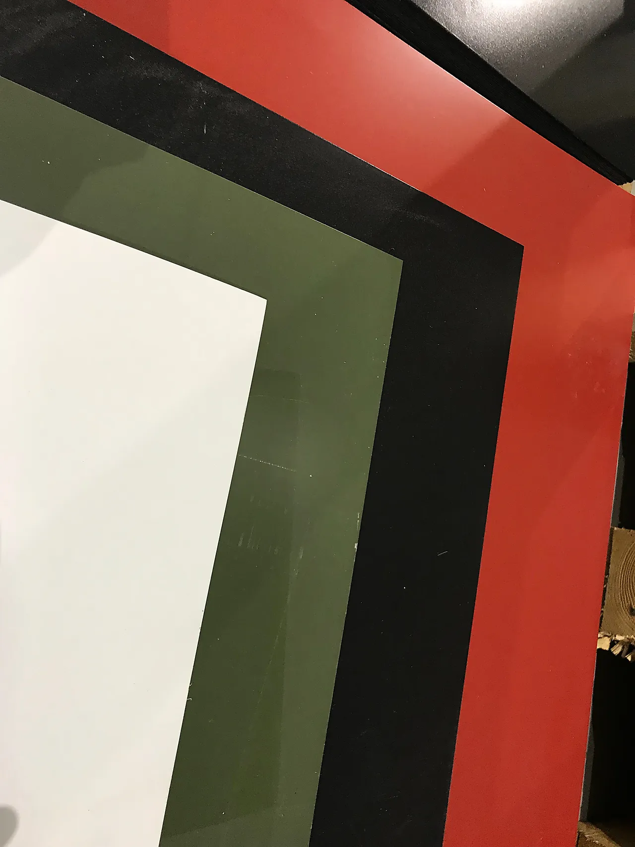 Planplate 0,50 polyester sort