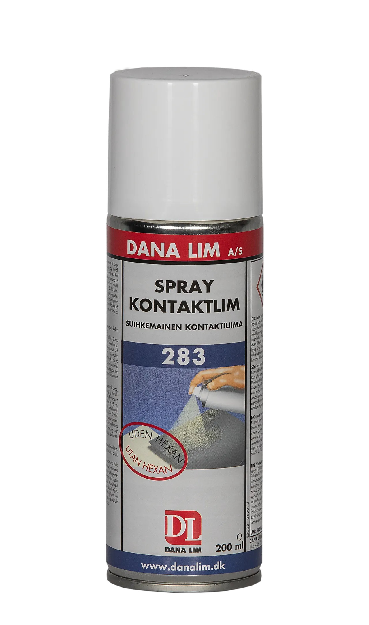 Kontaktlim spray 283 for små kjappe jobber 200 ml