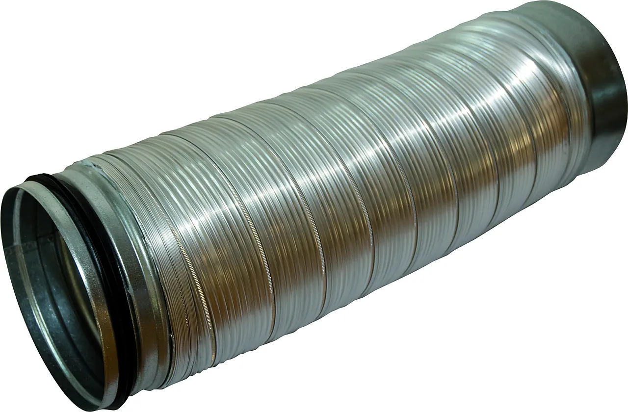 Alukanal muf/nip 55cm ø125