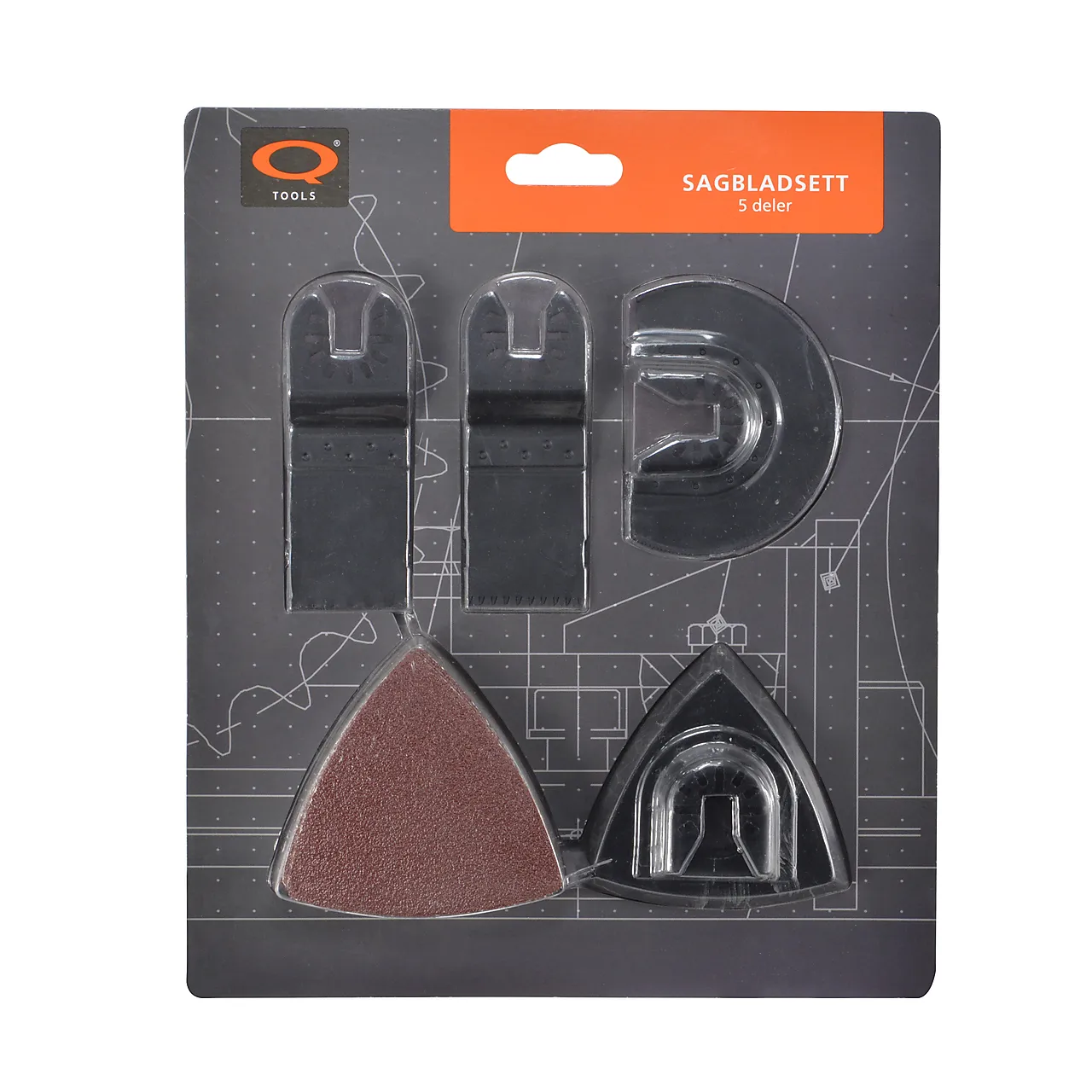 Sagblad sett 5 deler Sagblad sett 5 deler