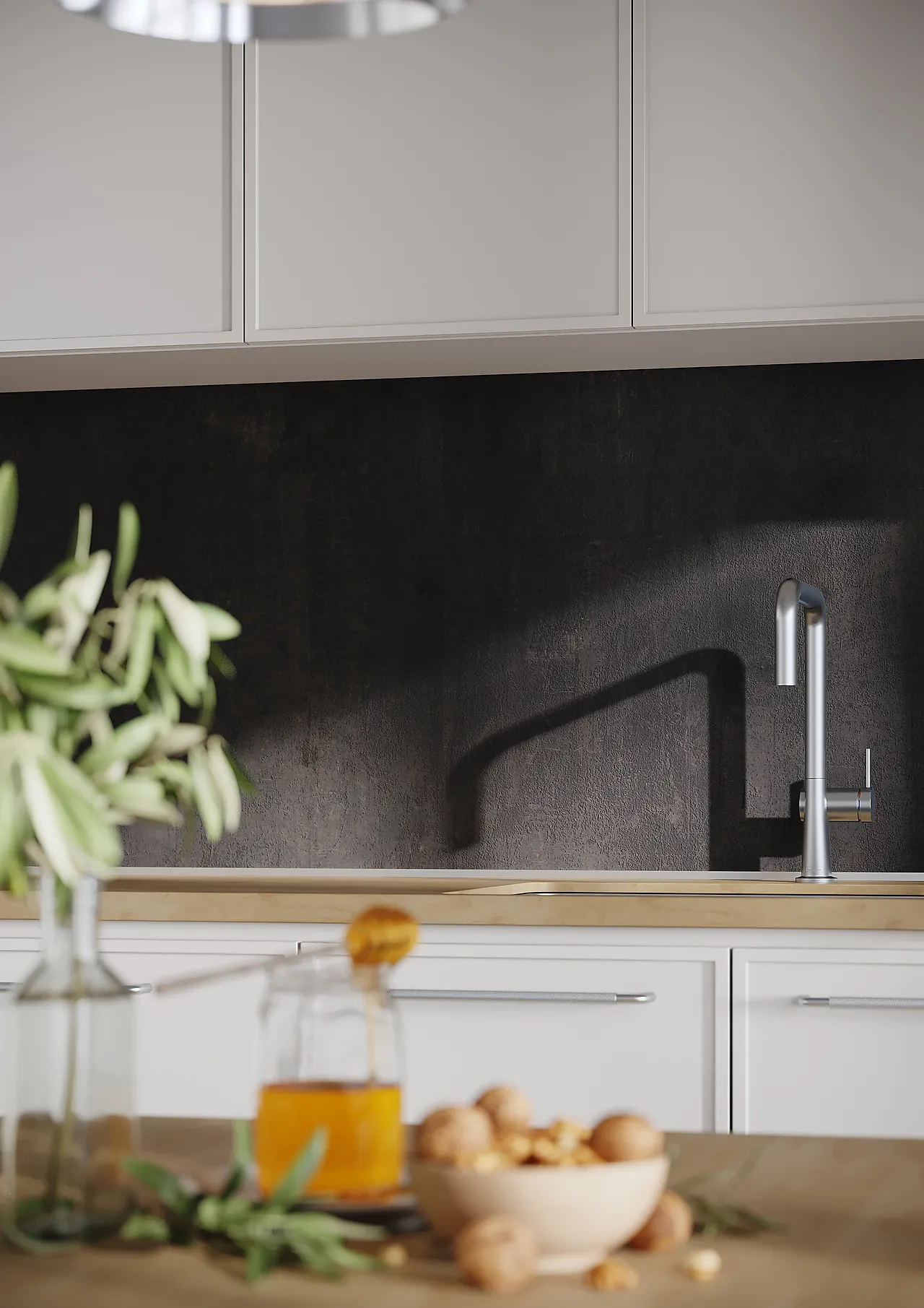 Kjøkkenplate 8056-KM00 Lentini Dark 11x620x580 mm null - null - 3 - Miniatyr