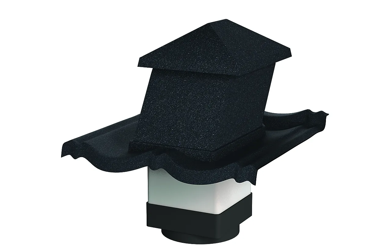 Decra luftehatt kullsort Classic Decra luftehatt kullsort Classic