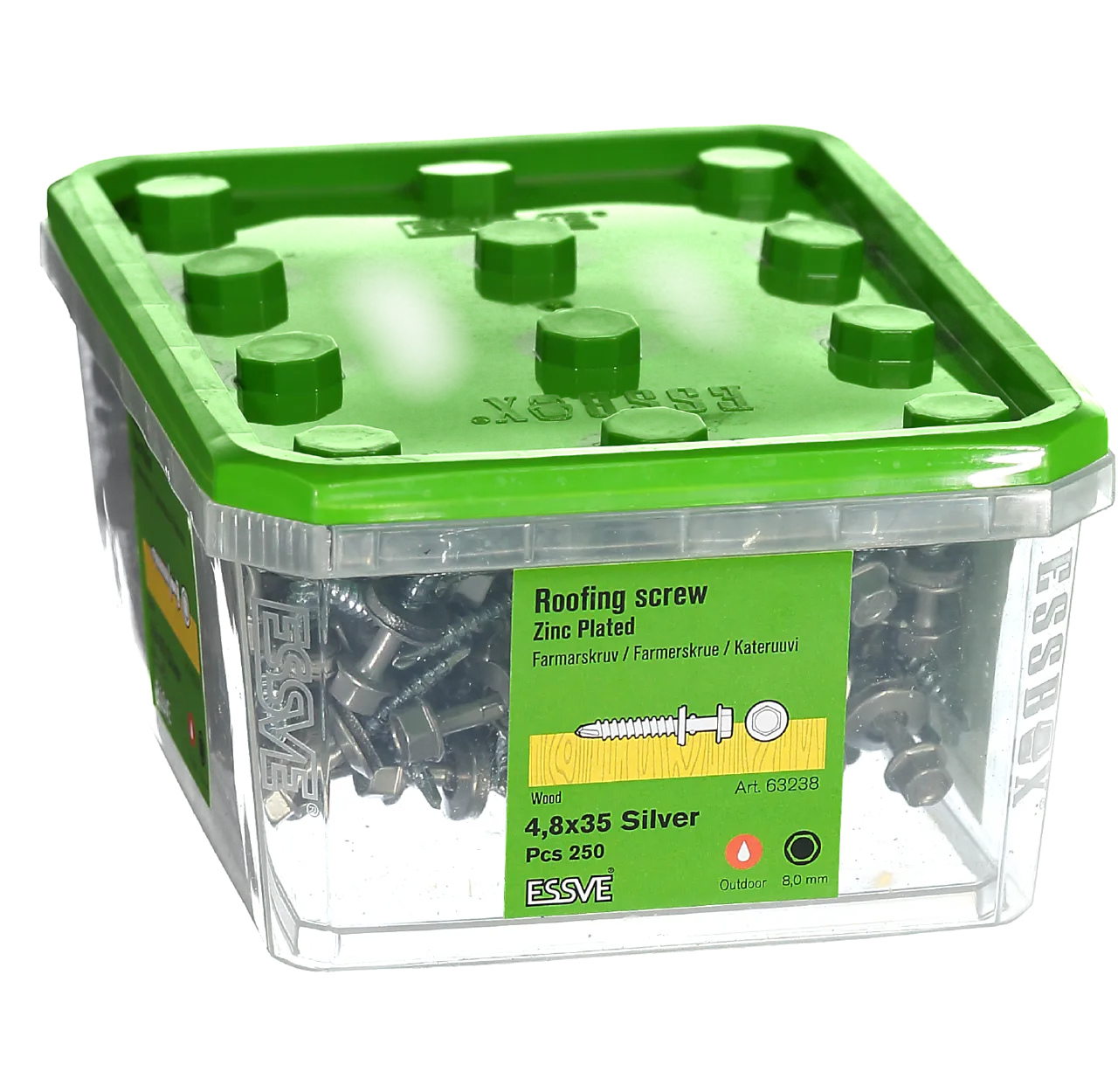 Farmerskrue BS sølv 4,8x35mm null - null - 2 - Miniatyr