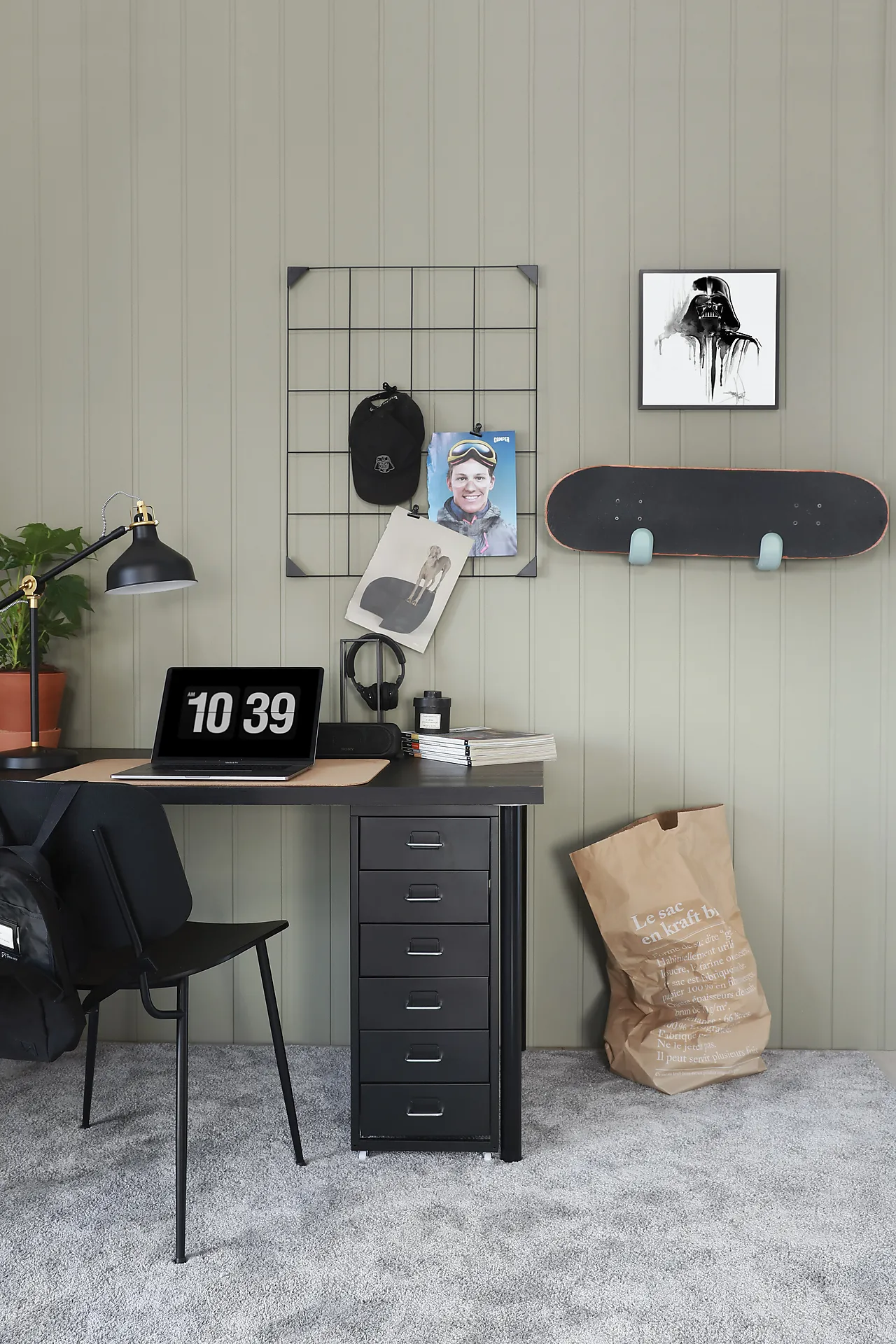 Smartpanel Vegg Supermatt Skygge Harmonisk grønn null - null - 3 - Miniatyr