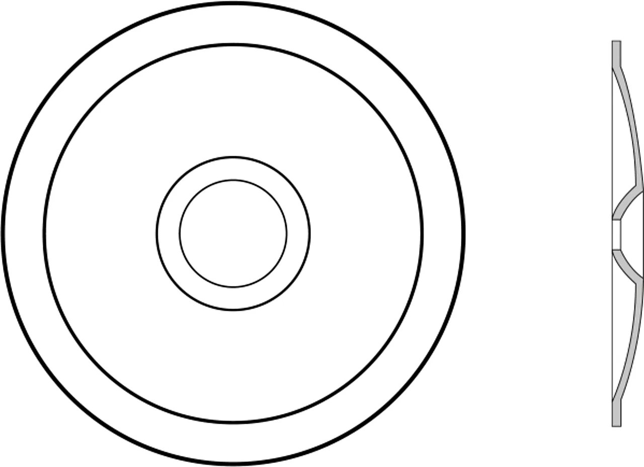 Skive stål c ø40-kulp-5mm Skive stål c ø40-kulp-5mm