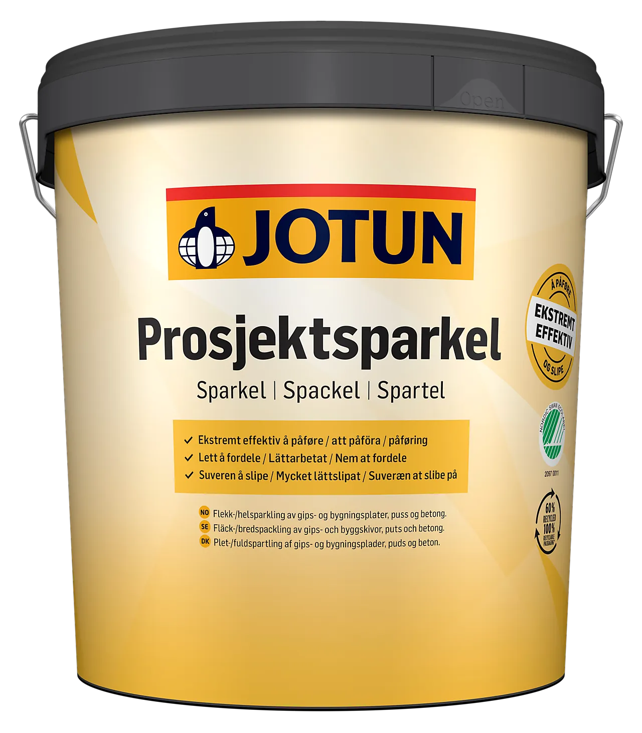 Prosjektsparkel spann 15 liter