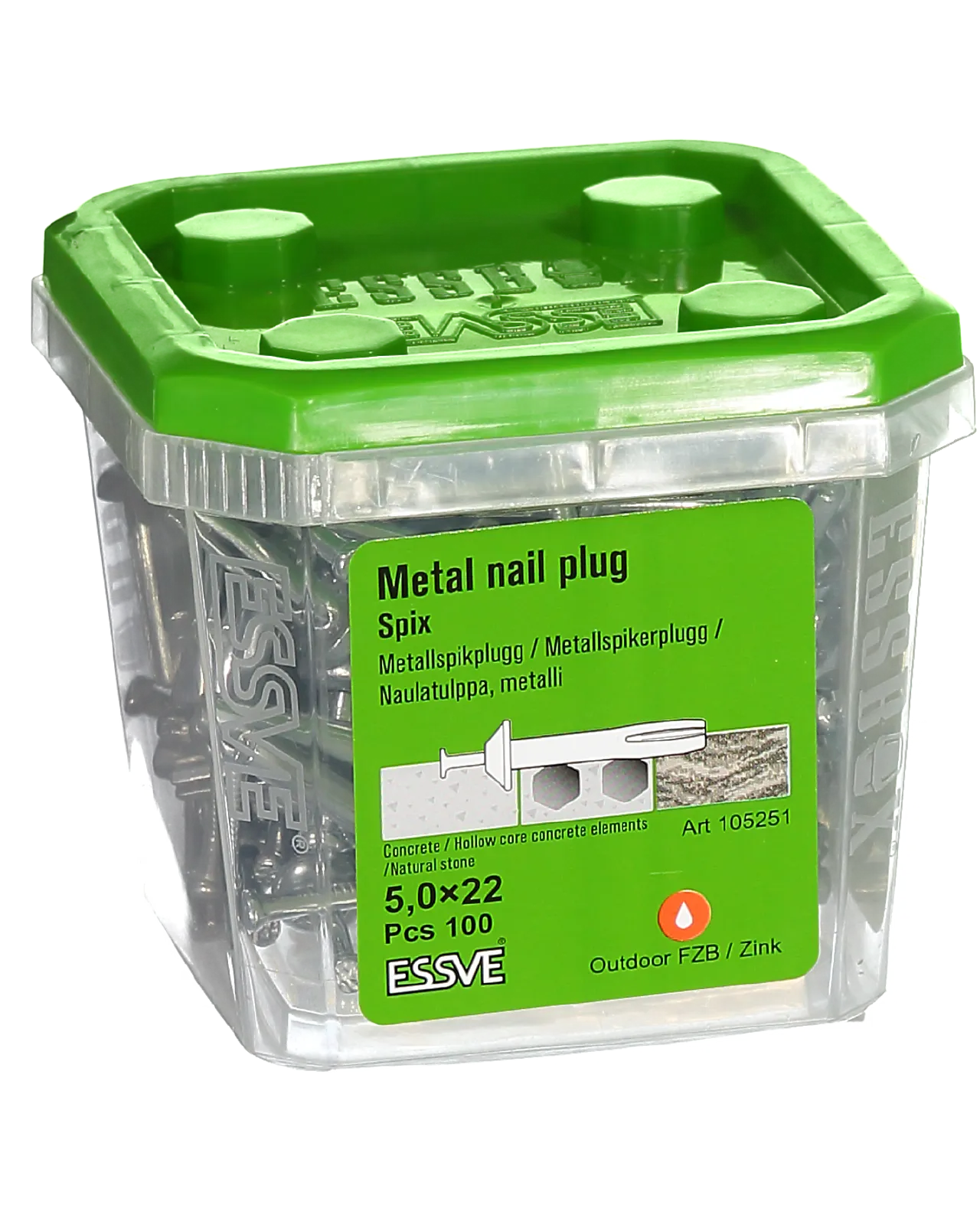 Ekspansjonsanker Spix 5x22 FBZ-100 null - null - 2 - Miniatyr