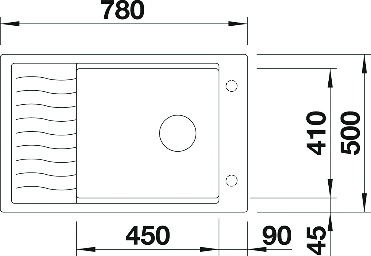Kjøkkenvask Blanco Elon XL 6S SGR antrasitt null - null - 2 - Miniatyr