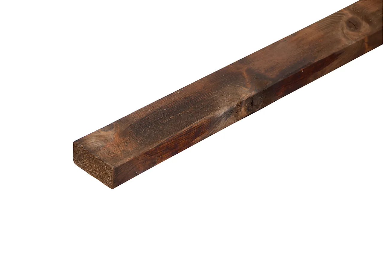 Konstruksjonsvirke justert furu impregnert brun 48x98 mm Konstruksjonsvirke justert furu impregnert brun 48x98 mm