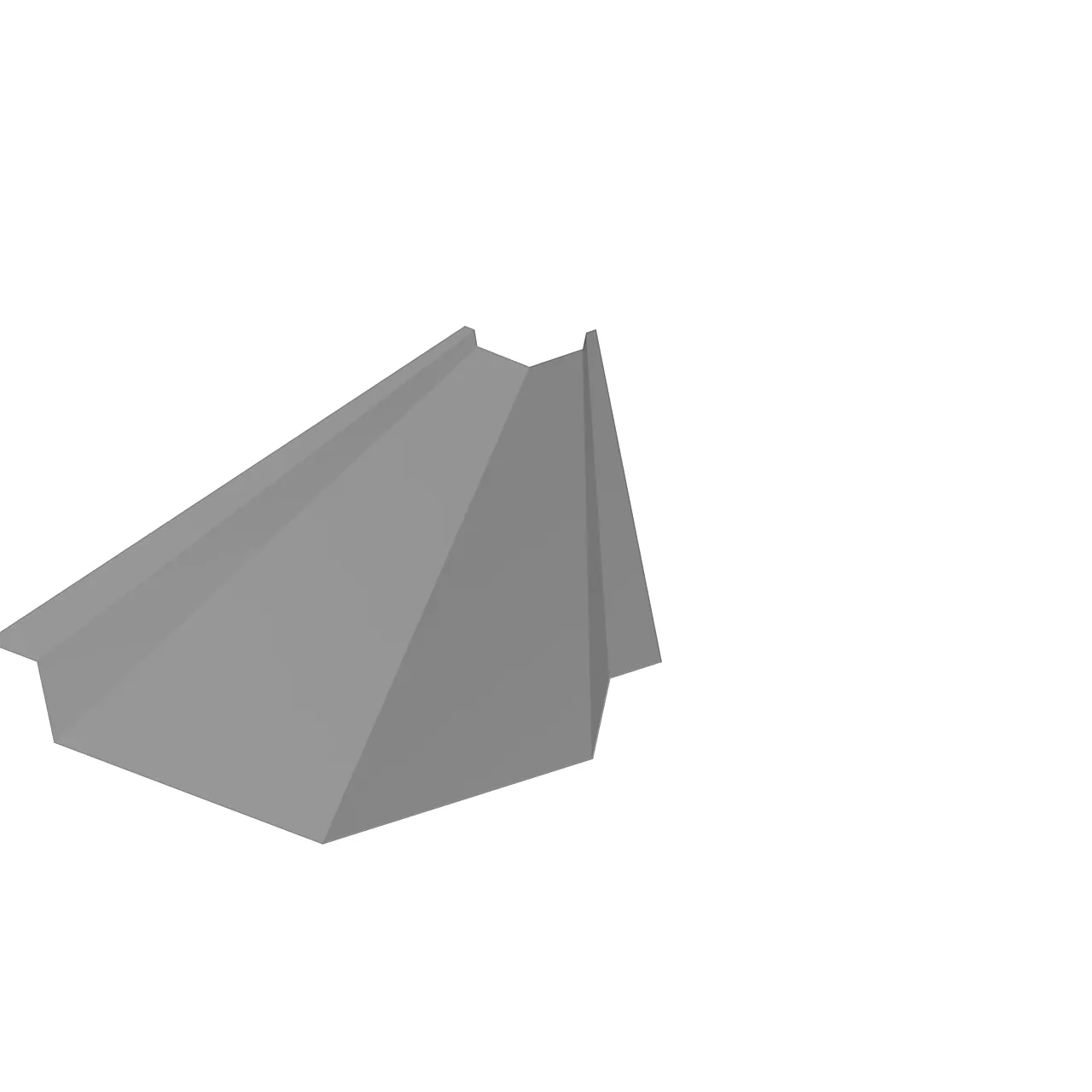 Gratrenne over 2500mm sort grøvik (lengde 2500mm) Gratrenne over 2500mm sort grøvik (lengde 2500mm)