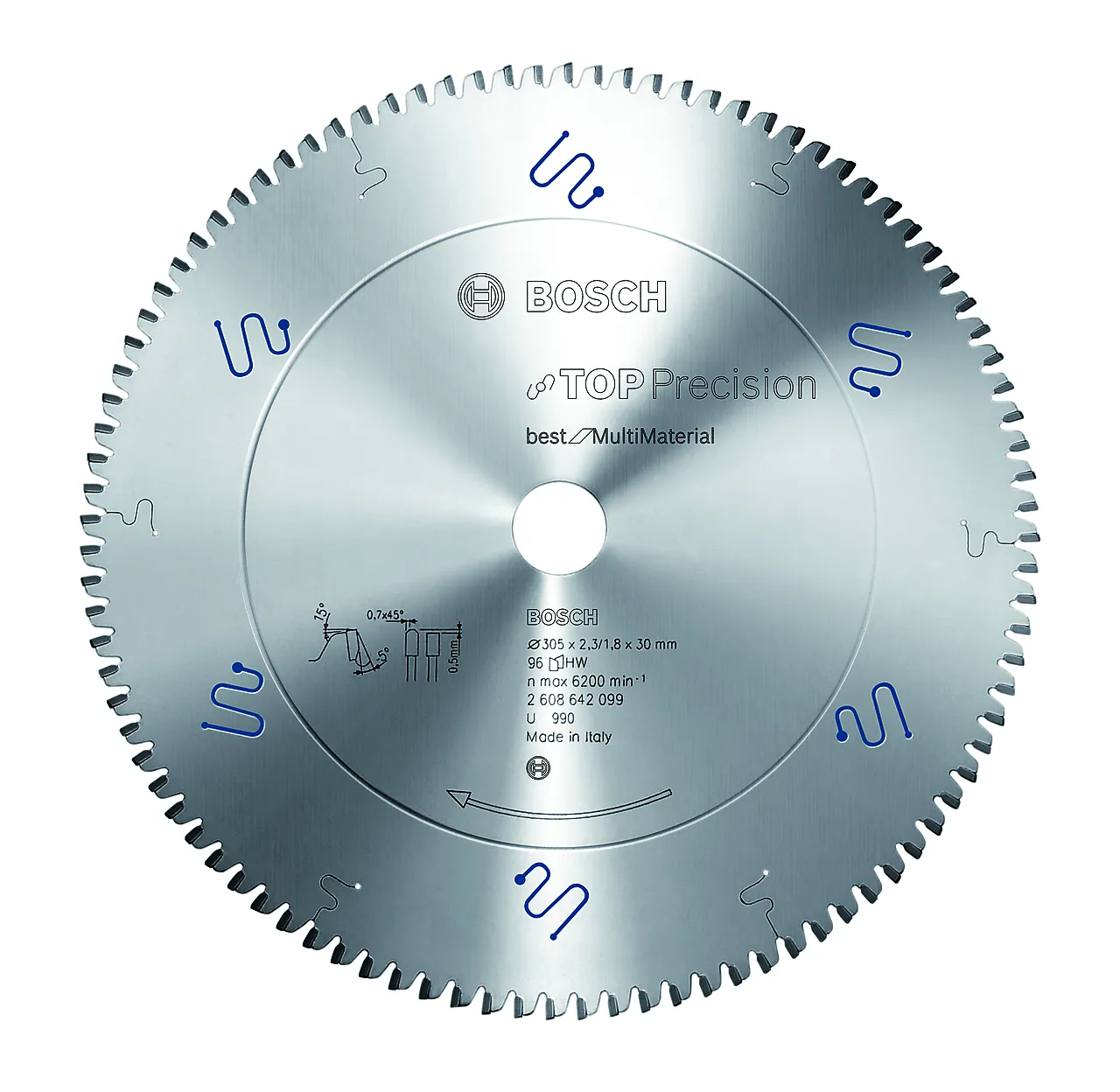 Sirkelsagblad Best for Multi material ø 254x2,3 x30 mm 80 tenner Sirkelsagblad Best for Multi material ø 254x2,3 x30 mm 80 tenner