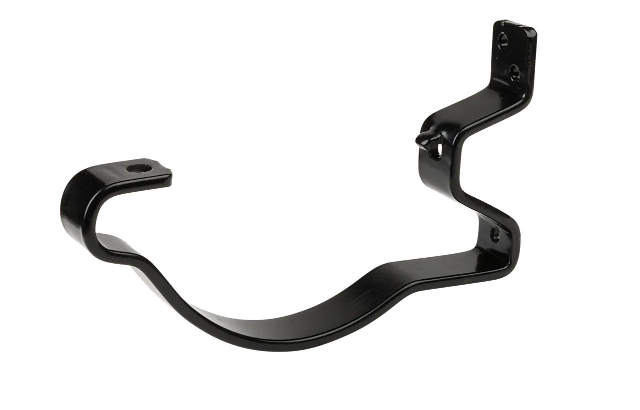 Rennekrok med lufting Stål 125 mm sort Rennekrok med lufting Stål 125 mm sort
