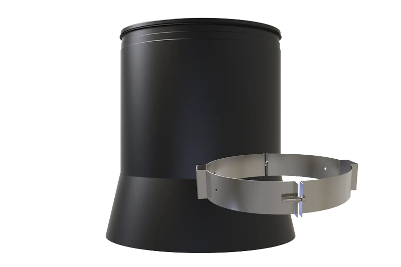 Regnkrage dubbelhuv ø220/275 svart