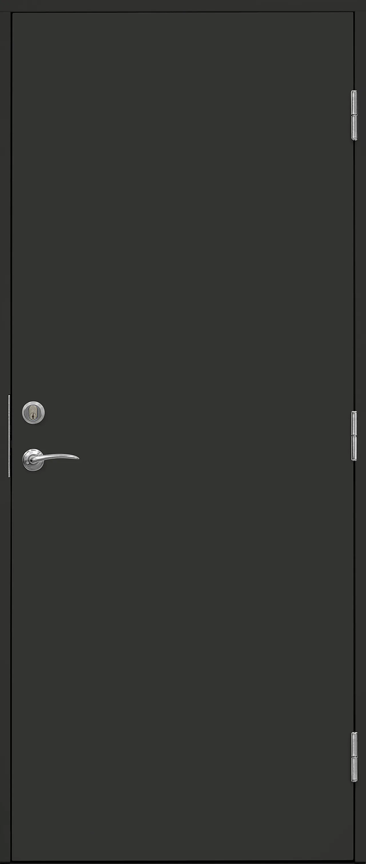 Ytterdør Metro Pluss 100x210 cm dempet sort høyre