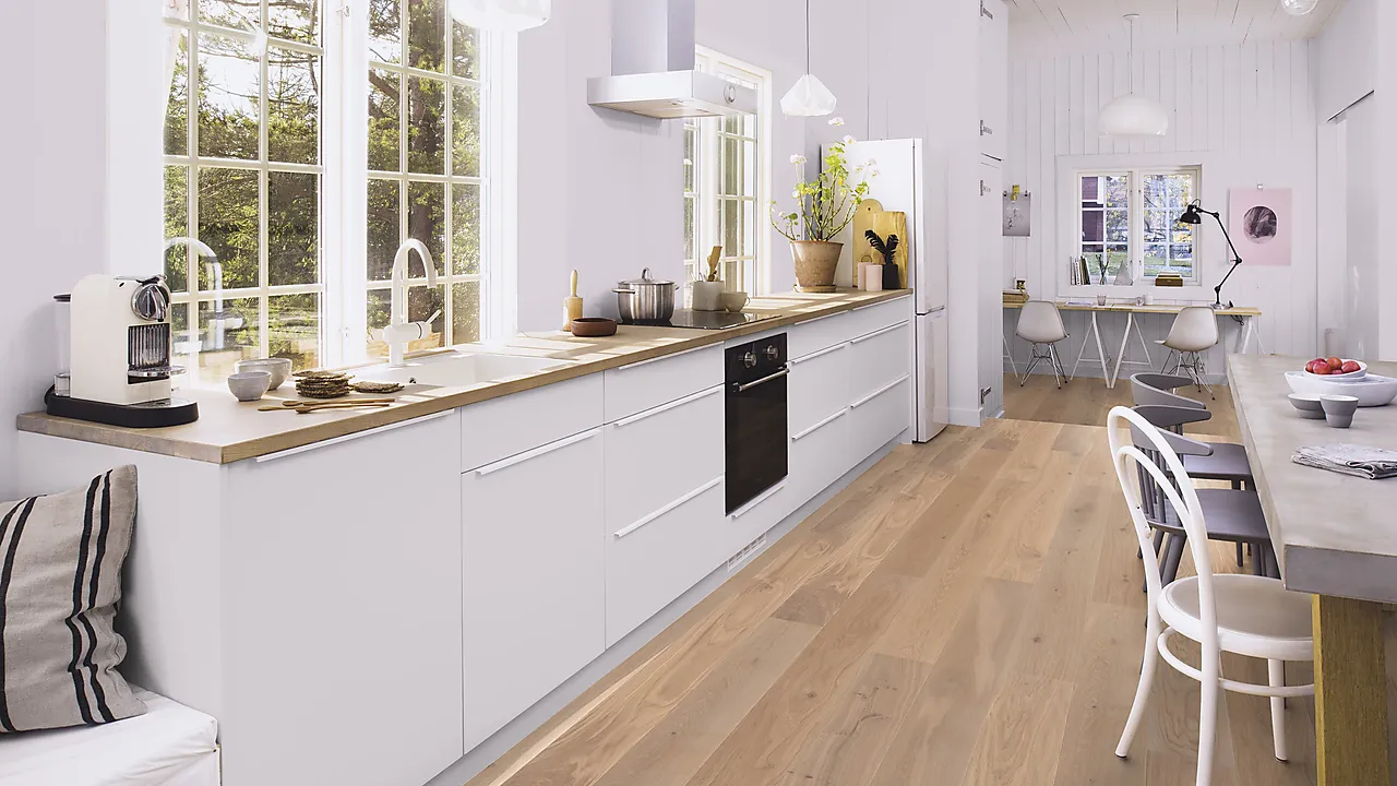 Boen parkett Eik hvit Prosjekt Plank 181 Matt Lakk Boen parkett Eik hvit Prosjekt Plank 181 Matt Lakk